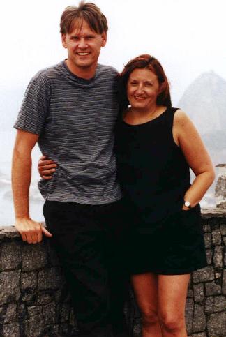 Robijn and Deb on way to Corcovado