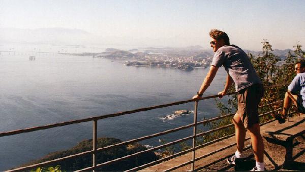 Robijn enjoying the view