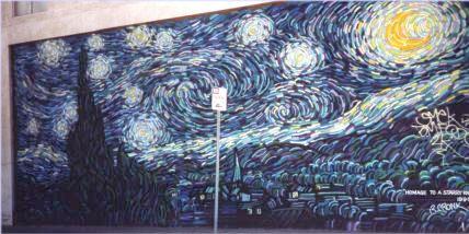 Van Gogh mural, Venice Beach
